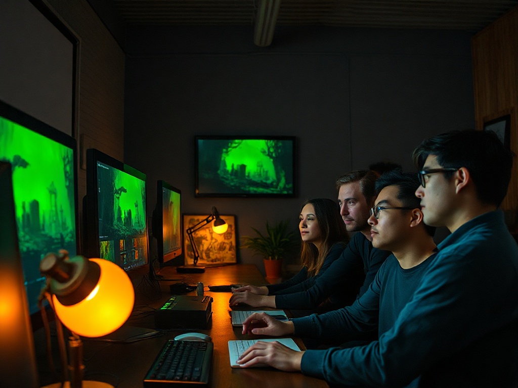 Illustrative Loot Legends team at work